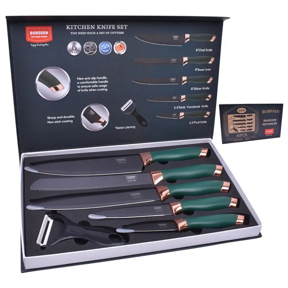 SET 4 FACAS+DESCASCADOR 2830-054 1
