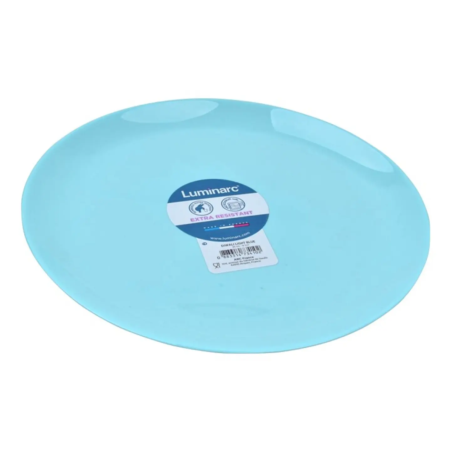 PRATO LUMINARC DIWALI TURQUESA 27CM 1