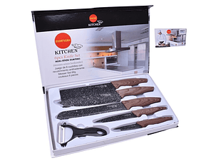 SET 5 FACAS+DESCASCADOR 2830-028