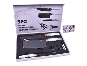 SET 3 FACAS + DESCADOR + TESOURA 2830-049