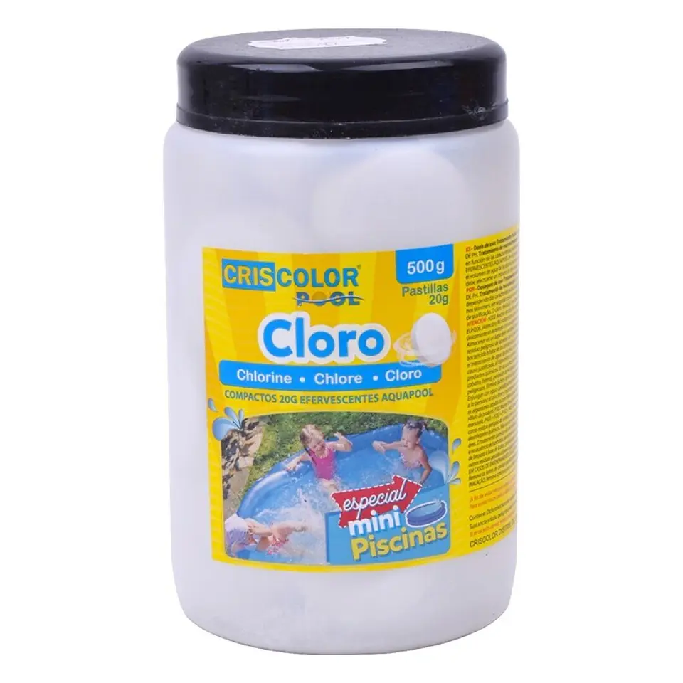 CLORO PASTILHAS EFERVESCENTES 500G (ESPECIAL MINI PISCINAS) 1
