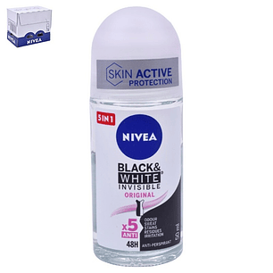 NIVEA DEO ROLL B&W INVIS ORIGIN 50ML