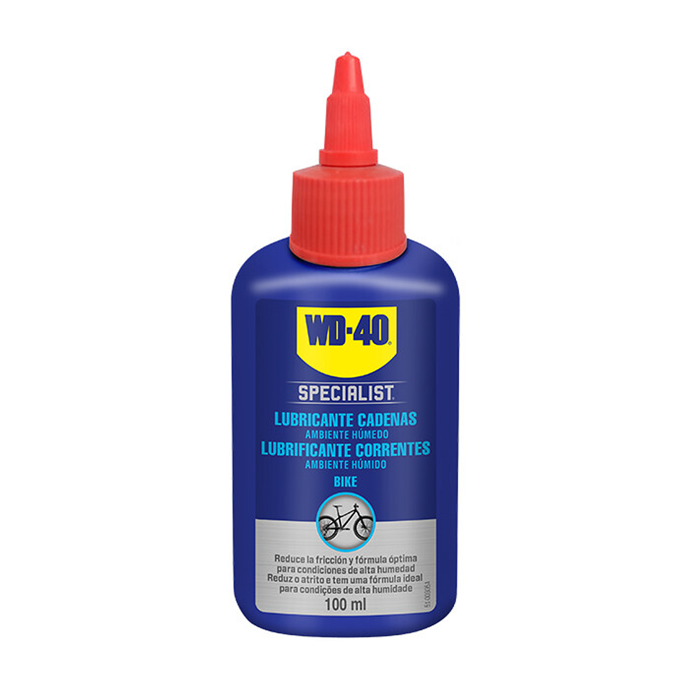 WD-40 SPECIALIST Bike Lubrificante Correntes Húmido 100ML