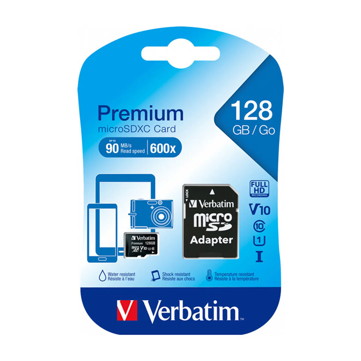 Cartão Verbatim MicroSDXC 128GB 1