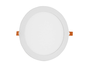 Painel Avide LED Redondo de Embutir Branco 18W 4000K