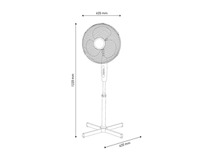 Ventoinha Entac Pé branca 45W