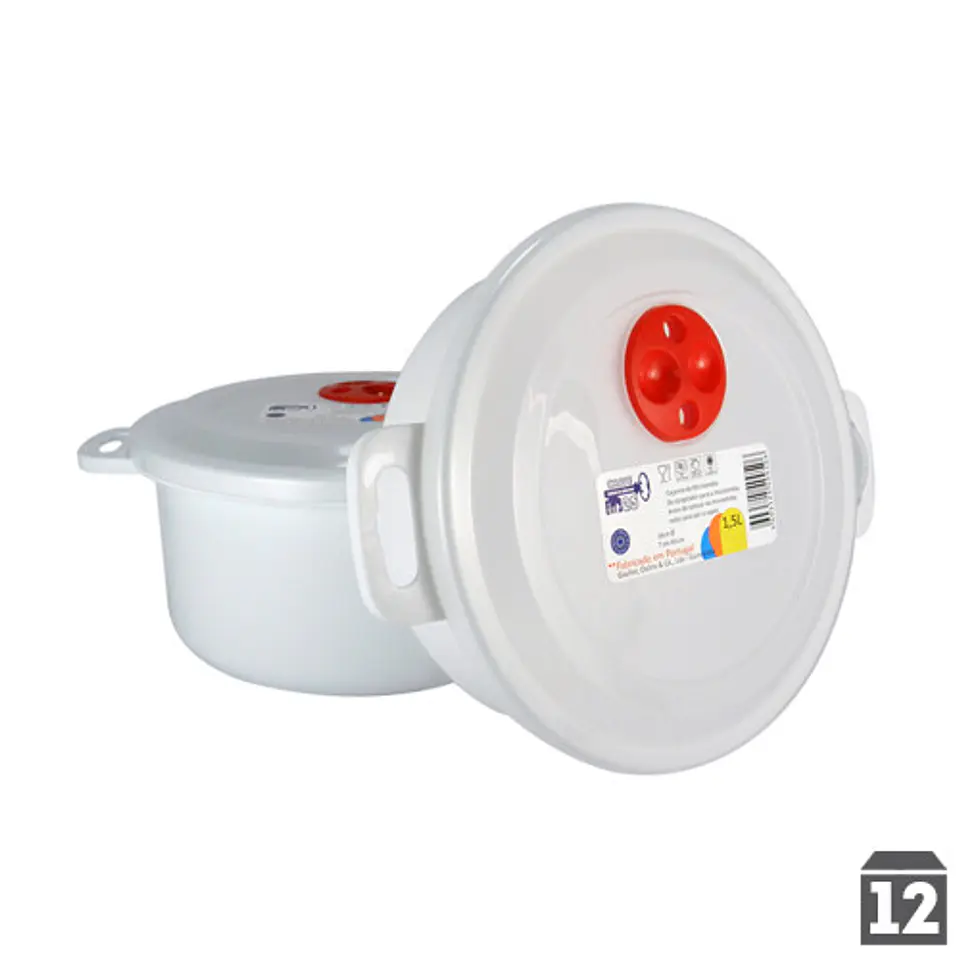 Caçarola Chave25 para Microondas 1,8L 1