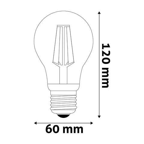 Lâmpada Avide LED Filamento CLA E27 4,5W SMART