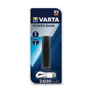 Powerbank Varta 2600MAH Preta