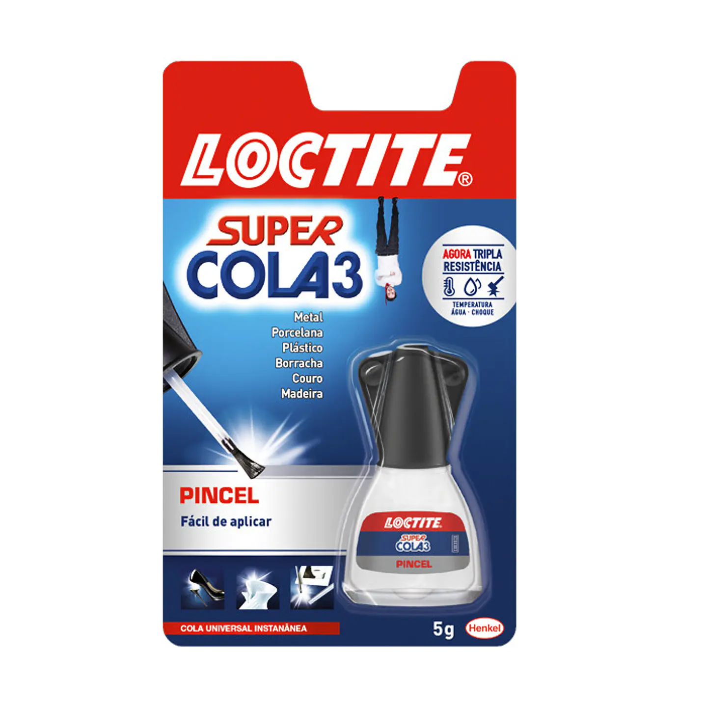 Super Cola 3 Loctite Pincel 5GR 1