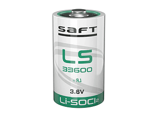 Pilhas SAFT Lithium D LS33600 3,6V