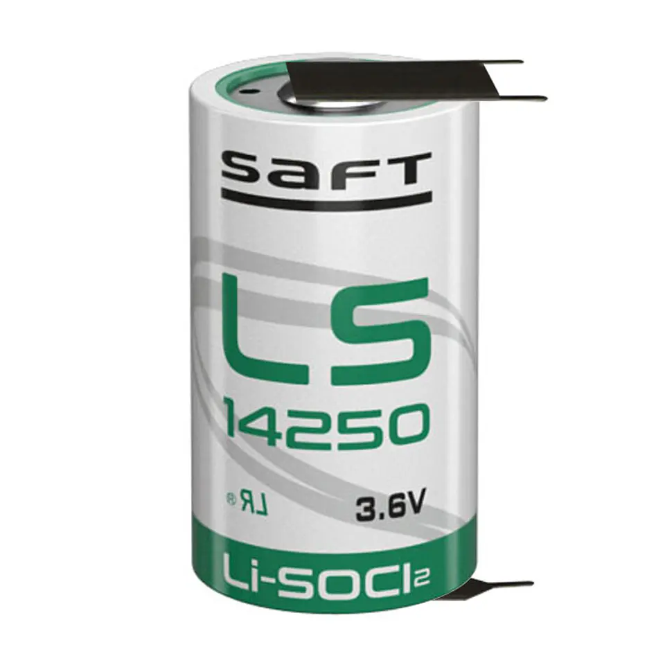 Pilhas SAFT Lithium 1/2AA LS14250 3PF 3,6V 1