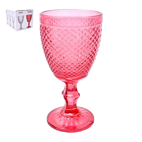 CONJ. 6 COPOS VERMELHOS 260ML