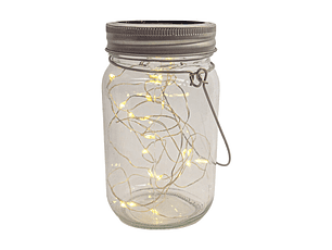 Frasco de Natal ENTAC 20LED Solar 3000K