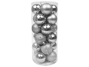 BOLAS NATAL 12 UNIDADES COM 6 CM