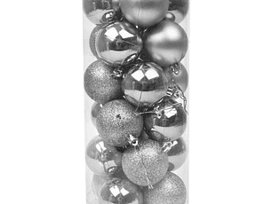 BOLAS NATAL 12 UNIDADES COM 6 CM