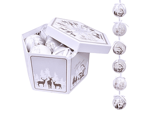 BOLAS NATAL 14 UNIDADES COM 7.5CM