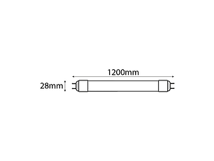 Lâmpada Avide LED T8 18W 6400K 120CM