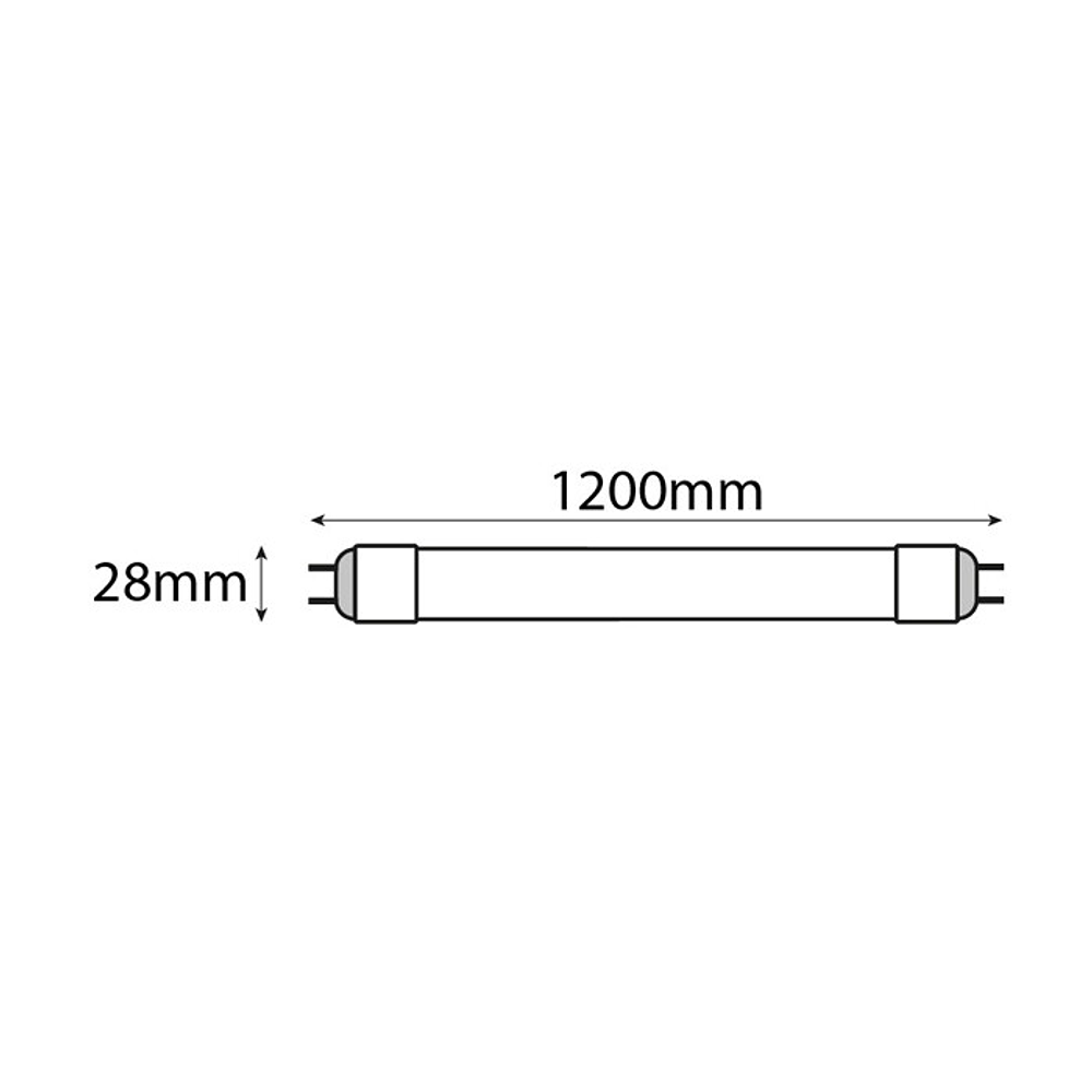 Lâmpada Avide LED T8 18W 6400K 120CM 2