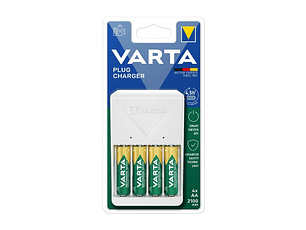 Carregador Varta 57657 4xAA 2100mAh Inc Bl