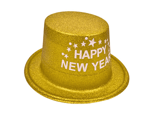 CHAPEU HAPPY NEW YEAR OURO