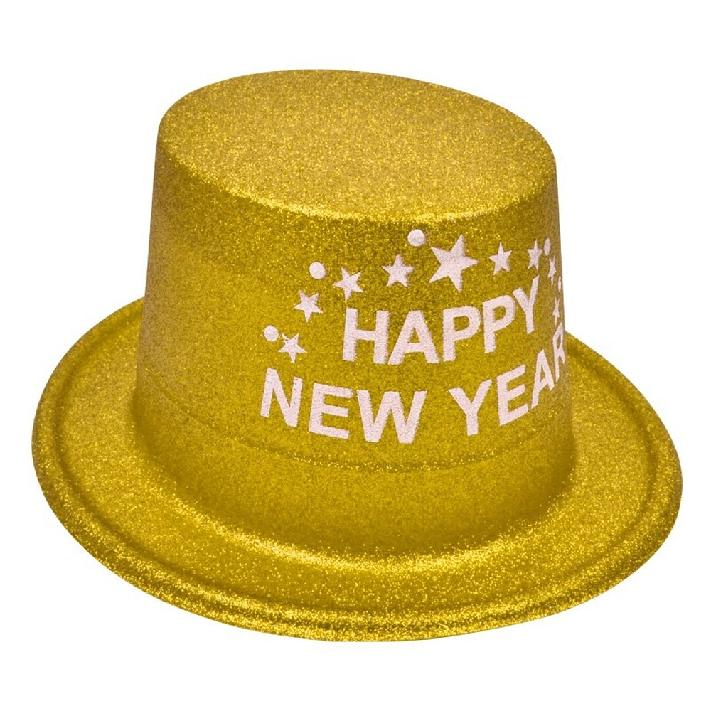 CHAPEU HAPPY NEW YEAR OURO - COPIE