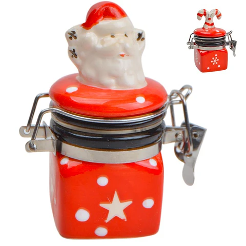 FRASCO PORCELANA QUAD. 9,5CM