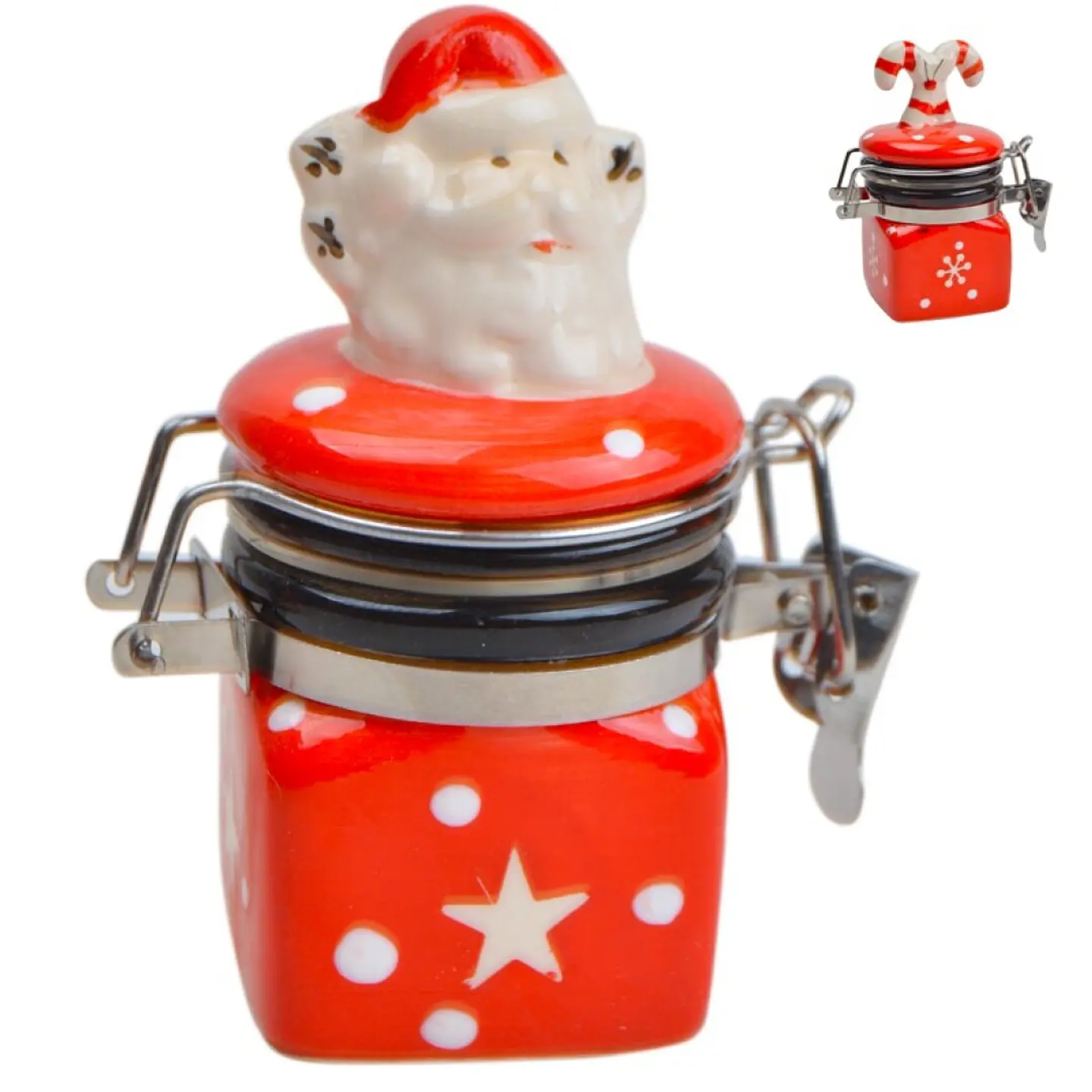 FRASCO PORCELANA QUAD. 9,5CM 1