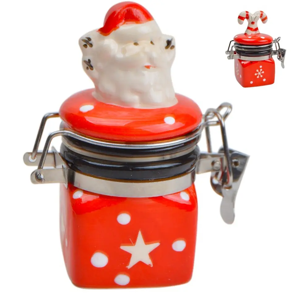 FRASCO PORCELANA QUAD. 9,5CM 1
