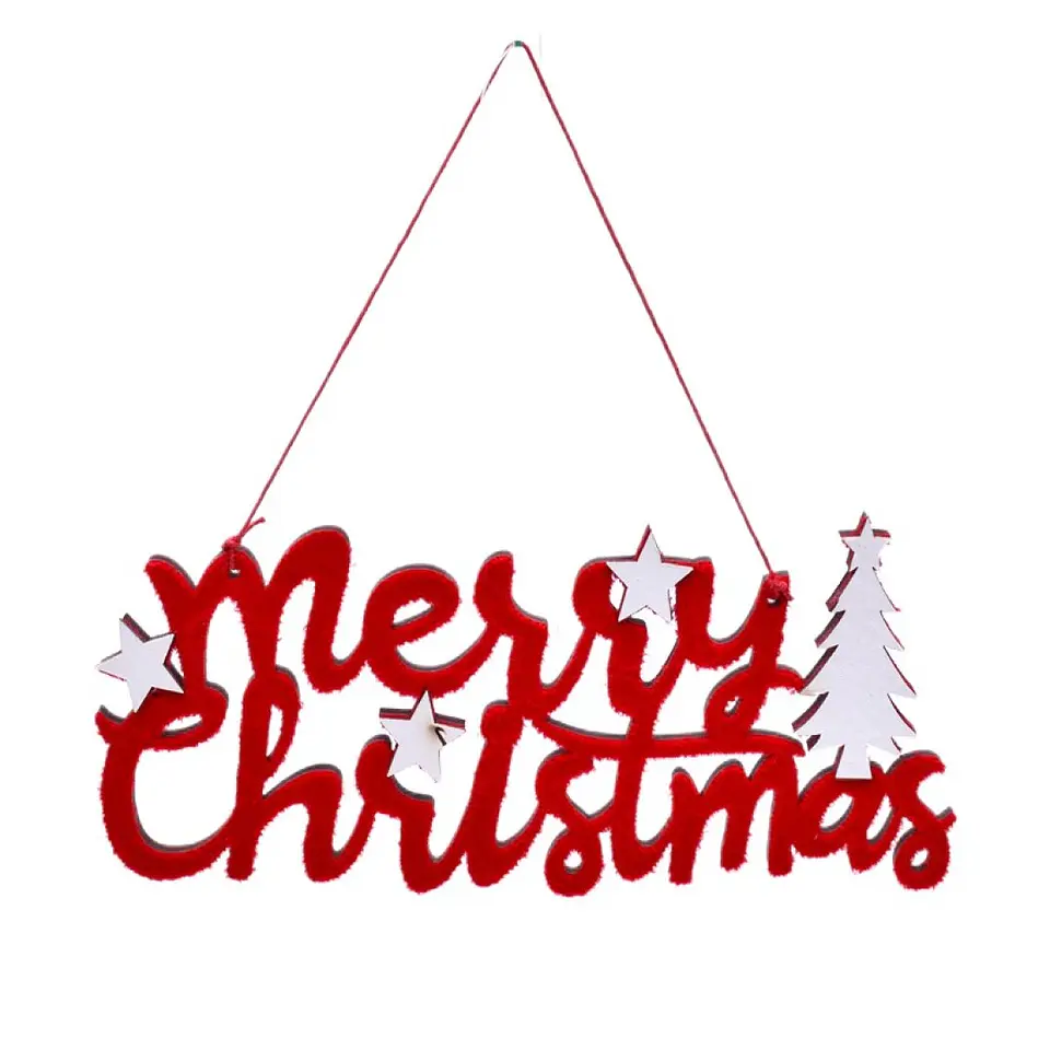 PINGENTE NATAL MERRY CHRISTMAS 9X21CM 1