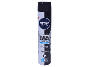 NIVEA DEO SPRAY B&W INVISIBLE ACTIVE200ML