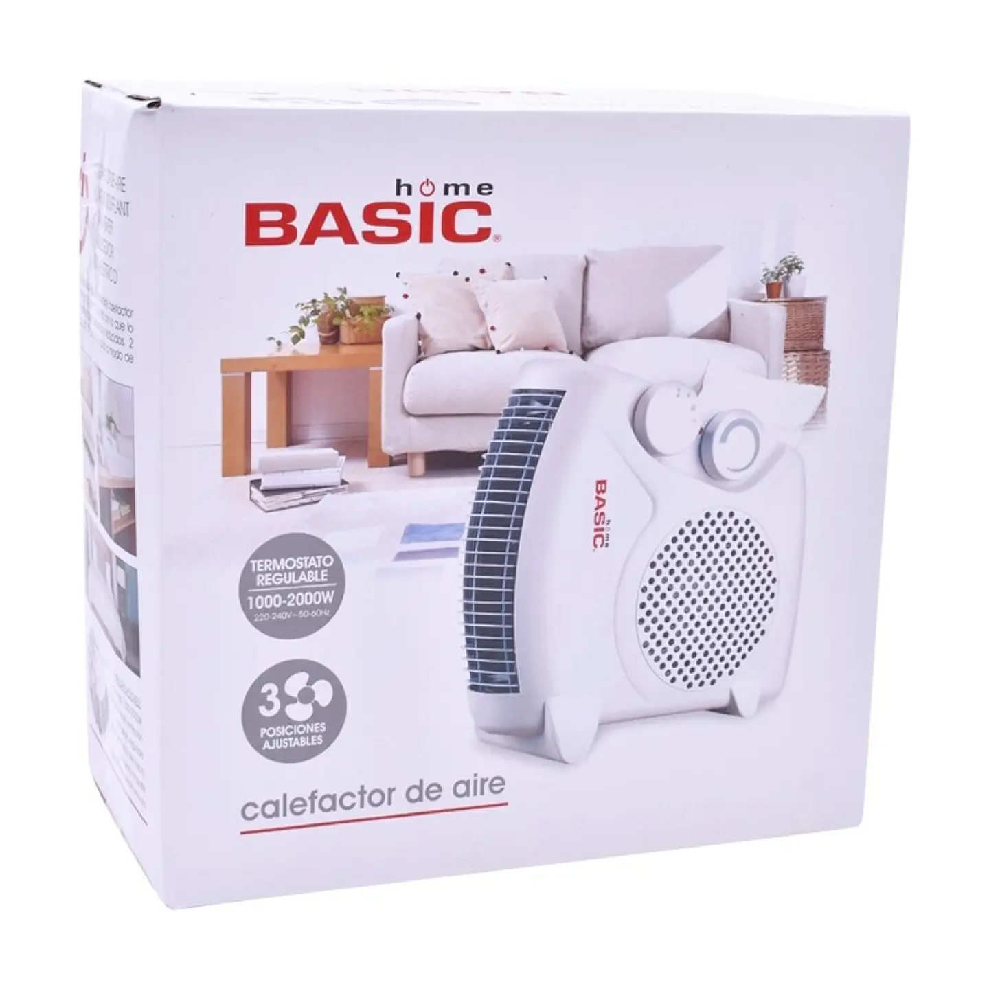 AQUECEDOR AR 1000-2000W 2 P HOMEBASIC 1