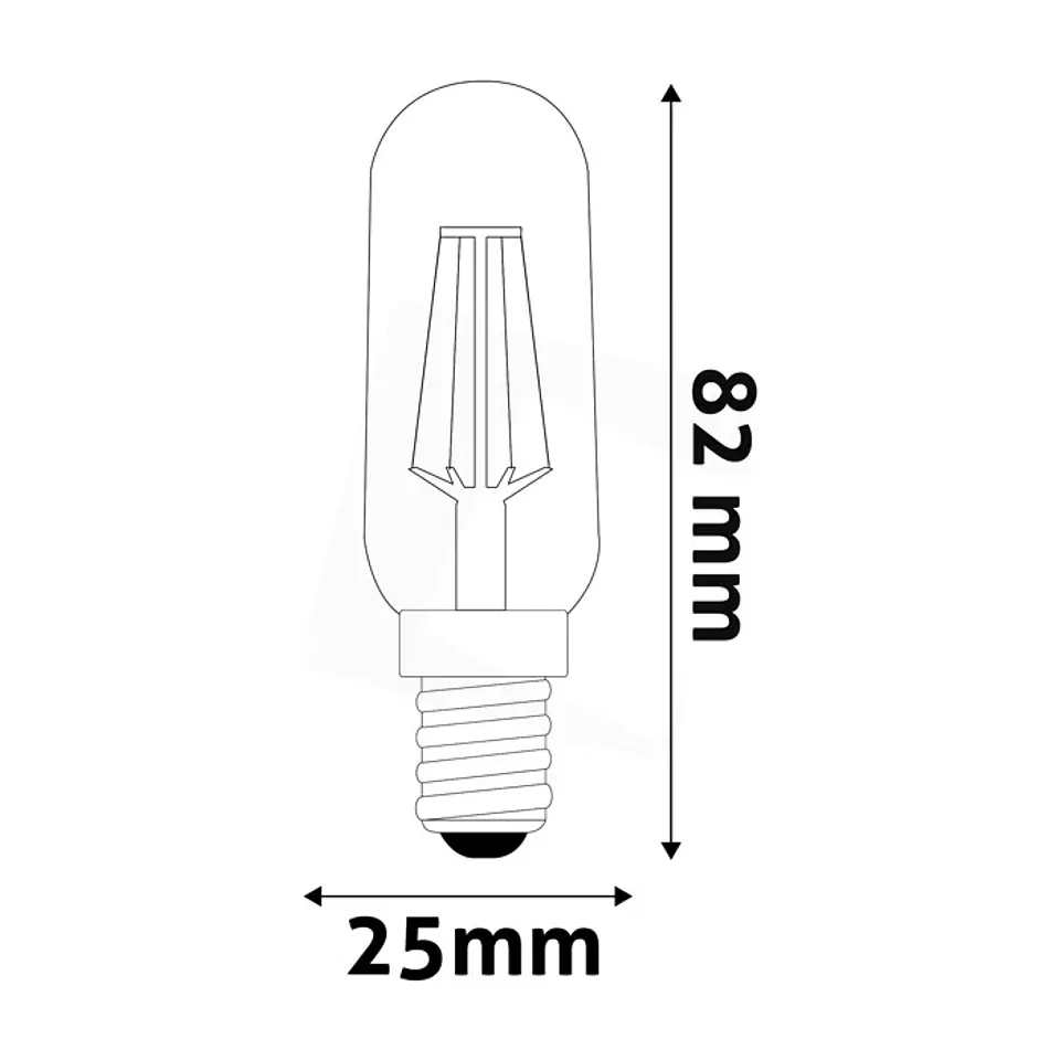 Lâmpada Avide LED T25 E14 4W 4000K 2