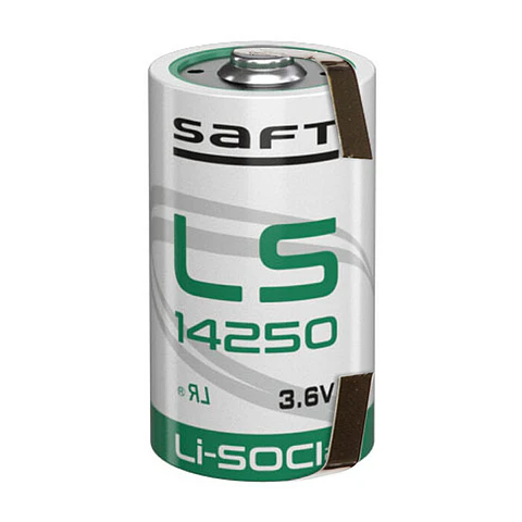 Pilhas SAFT Lithium 1/2AA LS14250 CNR 3,6V