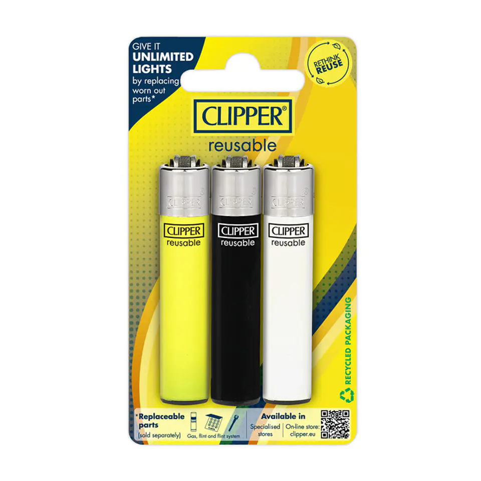 Isqueiro Clipper CP21 BL3 1