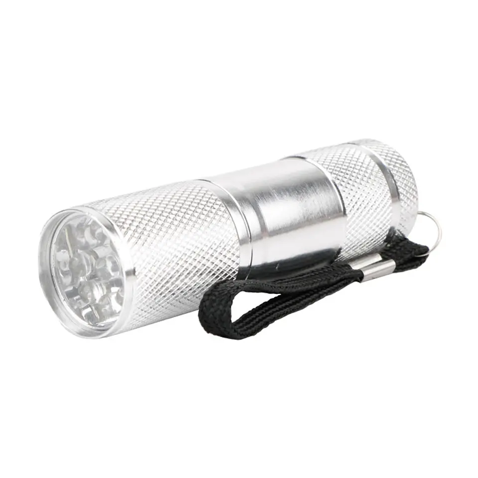 Lanterna Entac LED 1W 3AAA Alumínio Cinzenta 1