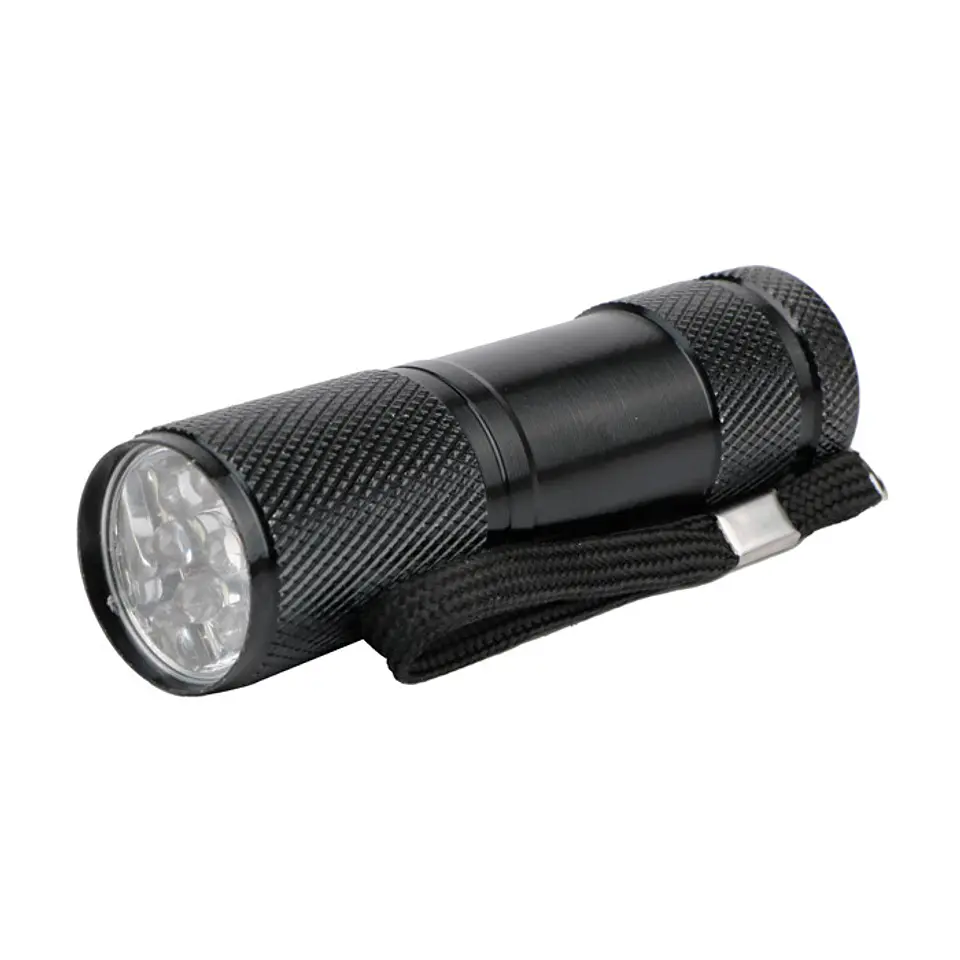 Lanterna Entac LED 1W 3AAA Alumínio Preta 1