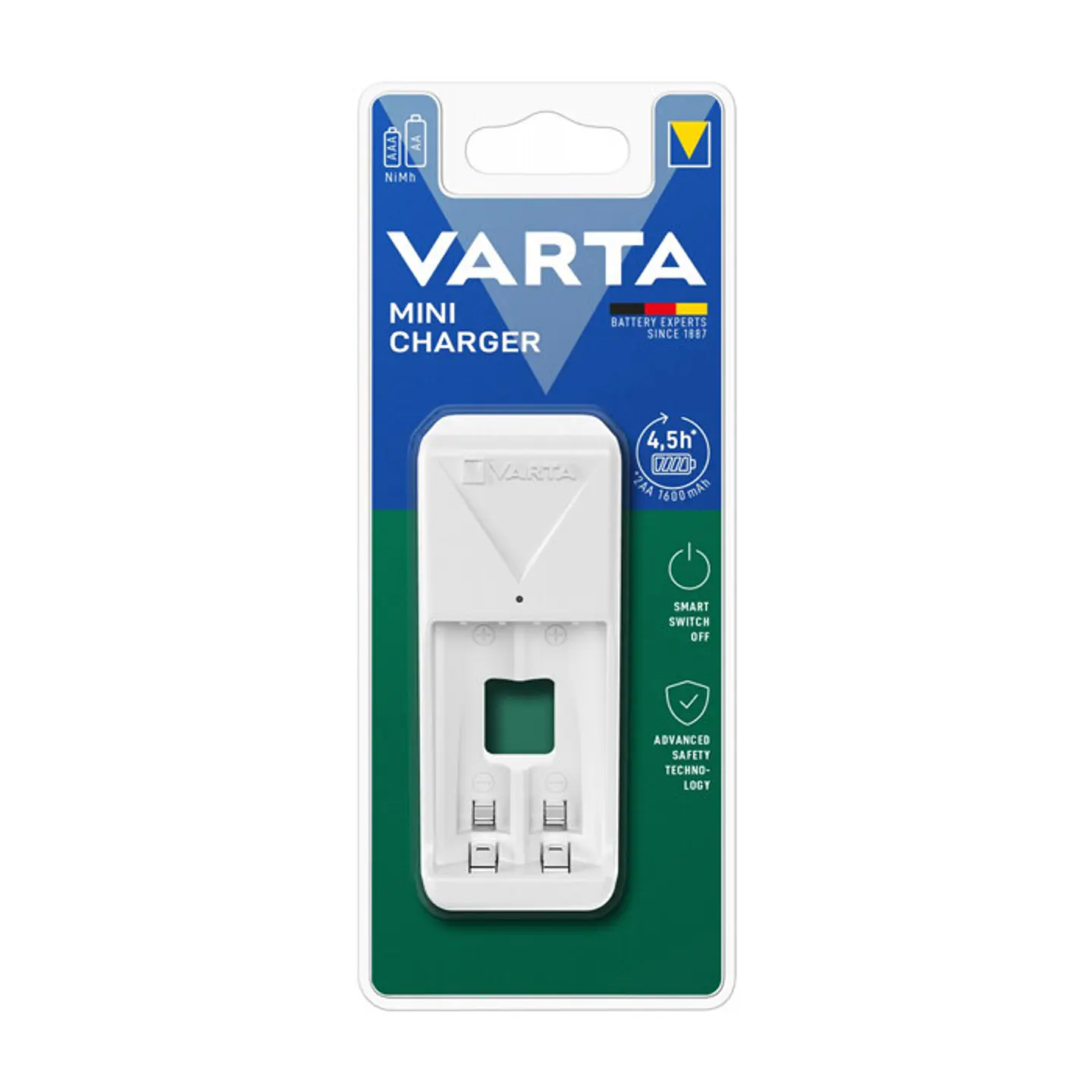 Carregador Varta Mini 57656 Bl 1