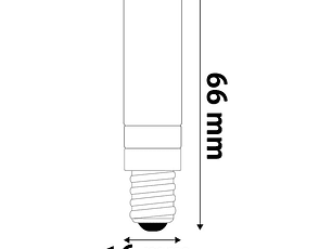 Lâmpada Avide LED JD E14 4,2W 4000K