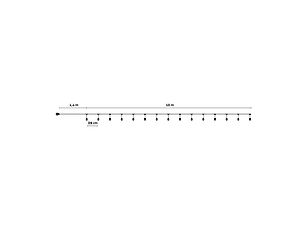 Grinalda Avide 10 Suportes E27 10MT