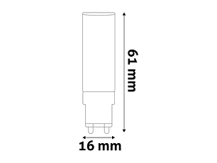 Lâmpada Avide LED G9 4,2W 6400K