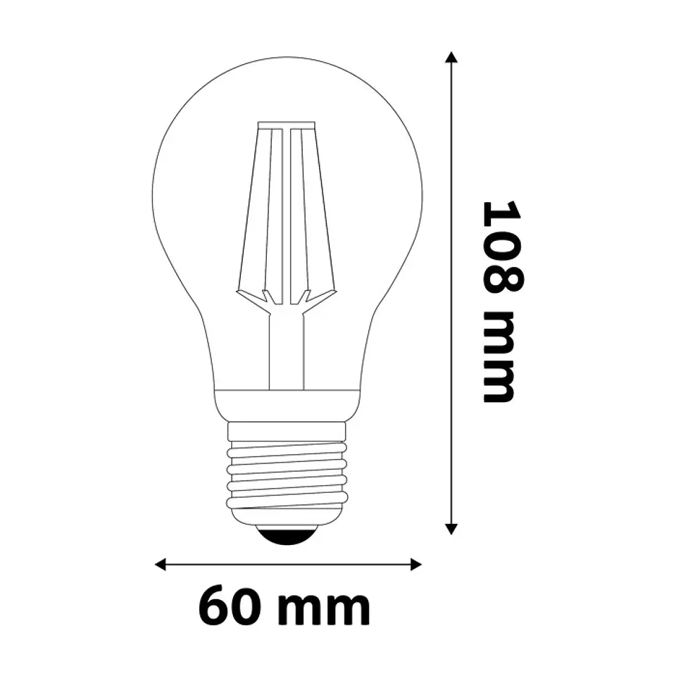 Lâmpada Avide LED Filamento CLA E27 7W 4000K 2