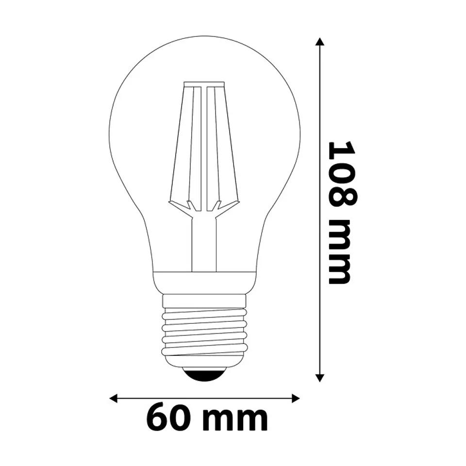 Lâmpada Avide LED Filamento CLA E27 10,5W 4000K 2
