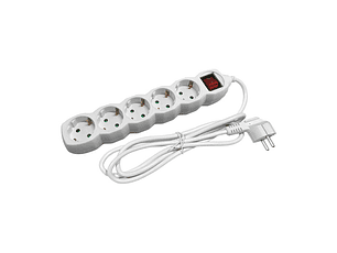 Extensão Entac 5 Tomadas 5MT 3x1,5MM com Interruptor