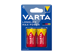 Pilhas Varta Longlife Max Power 4714 C Bl2