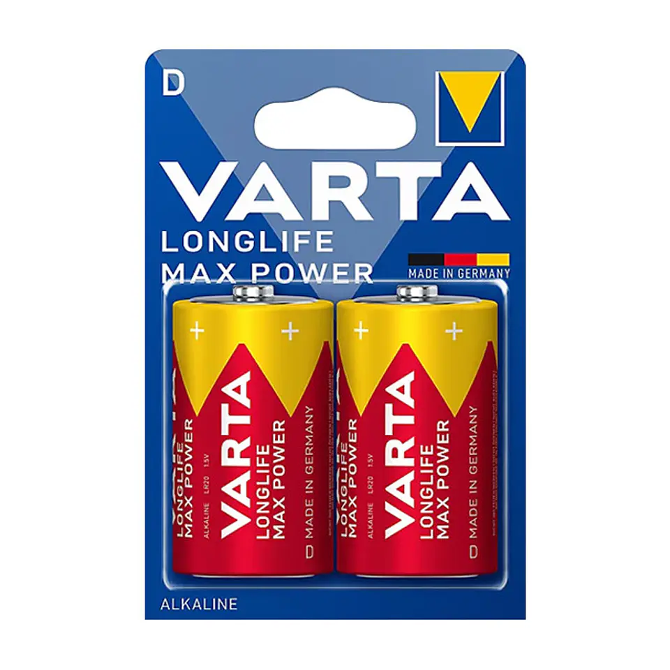Pilhas Varta Longlife Max Power 4720 D Bl2 1