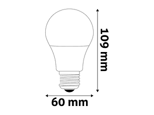 Lâmpada Avide LED CLA E27 9,5W 3000K