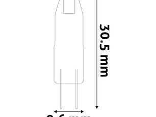 Lâmpada Avide LED G4 1,2W 4000K COB