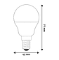 Lâmpada Avide LED CLP E14 4,5W 3000K - Thumbnail 2