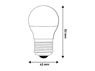 Lâmpada Avide LED CLP E27 4,5W 4000K